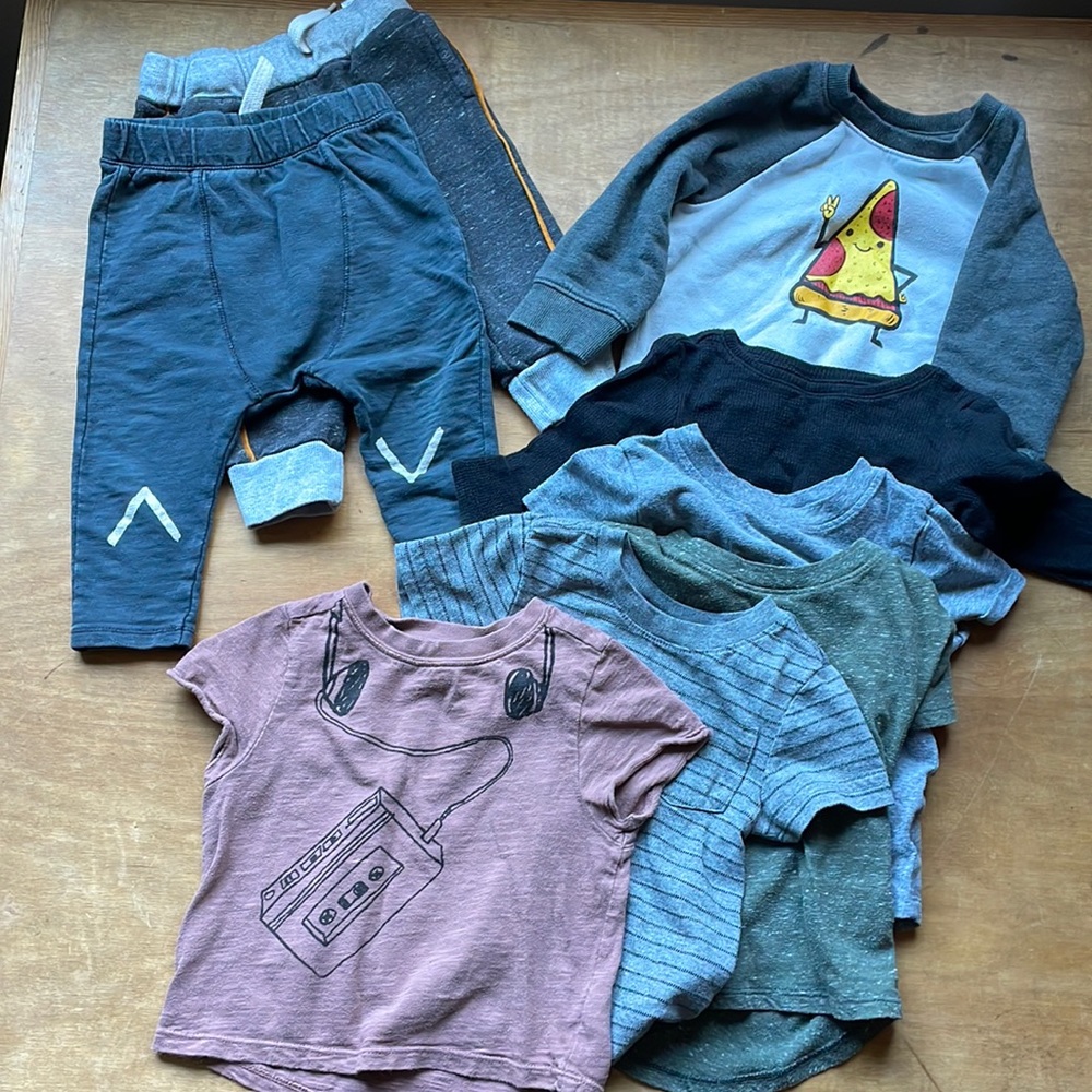 Variety of boys 12-18 month clothes